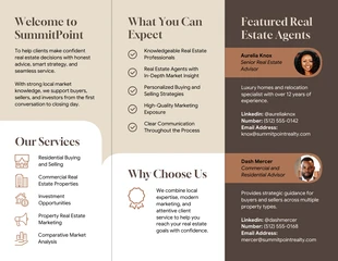 Real Estate Tri Fold Brochure - Página 2