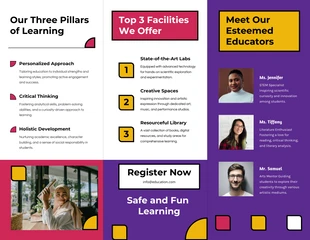 Clean Simple Colorful Education Brochure - Pagina 2