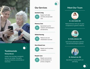 Elder Care Brochure Template - Página 2