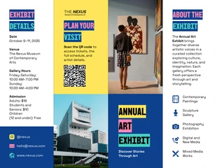 Free Template: Closed Gate Fold Brochure