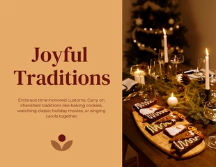 Red Maroon and Yellow Christmas Tradition Presentation - Pagina 3