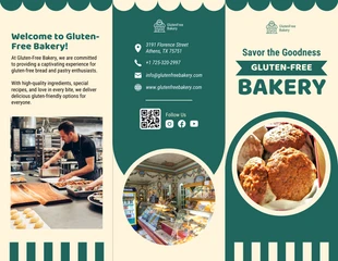 Free  Template: Gluten-Free Bakery Brochure