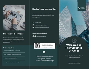 business  Template: IT Services Brochure
