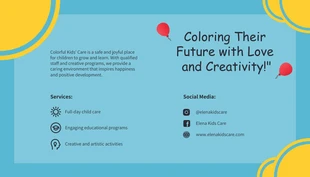 Colorful Kids' Care Card - Pagina 2