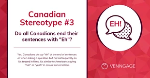 Free  Template: Preguntas frecuentes sobre estereotipos canadienses