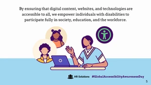 Global Accessibility Awareness Day Business Presentation - Página 5