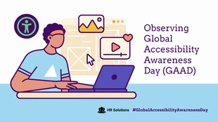 premium and accessible Template: Présentation Commerciale de la Journée mondiale de sensibilisation à l'accessibilité