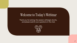 Consulting Webinar Presentation Template - page 2