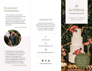 Free and accessible Template: Tri Fold Brochure Template