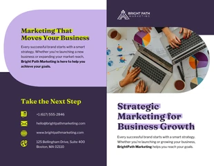 Free Template: Single Fold Brochure