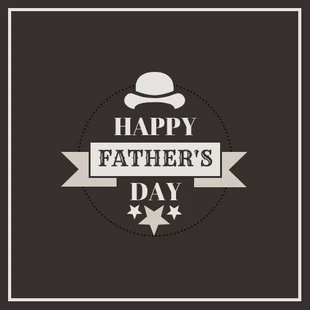 premium  Template: Retro Father's Day Instagram