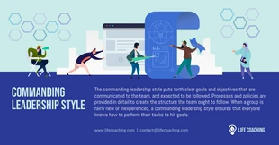 business  Template: Commanding Leadership Style Example