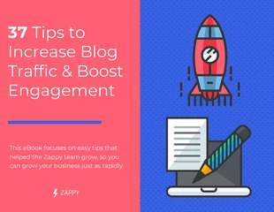 Free  Template: Tipps zur Steigerung des Blog-Traffic Engagement eBook