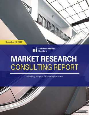 Free  Template: Relatório de consultoria de pesquisa de mercado