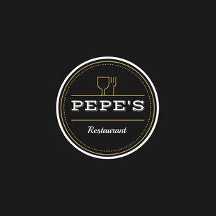 Free  Template: Logo créatif pour les restaurants