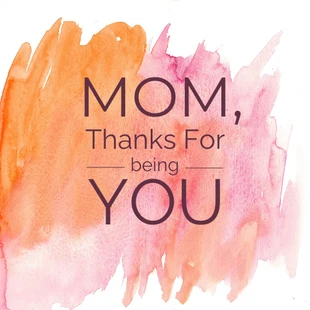 Free  Template: Tarjeta colorida del Día de la Madre