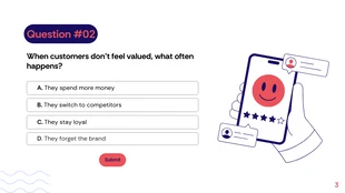 Customer Experience Training Quiz Presentation - Pagina 3