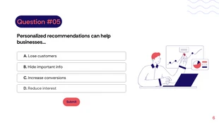 Customer Experience Training Quiz Presentation - Pagina 6
