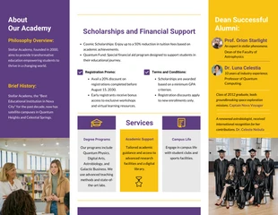 University Degree Programs Gate-Fold Brochure - Página 2