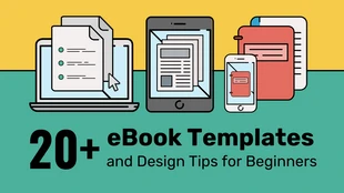 premium  Template: En-tête de blog Conseils sur les modèles de livres électroniques