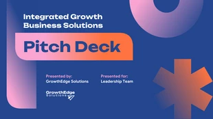 Free interactive Template: Modèle de présentation moderne à dégradé