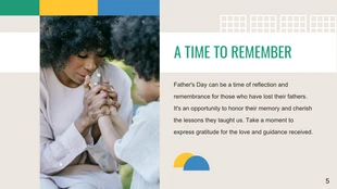 Beige Cream Ccolorful Celebrating Father's Day Presentation - Página 5