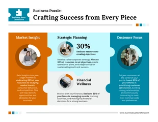 Free  Template: Business Puzzle: Crafting Success from Every Piece Infographic