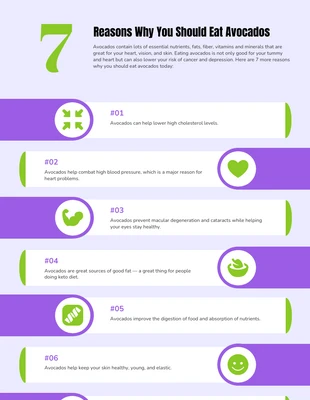 Free  Template: Lime and Purple Retro Infographic