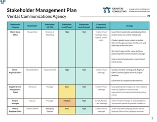 Stakeholder Management Plan Template - Seite 2
