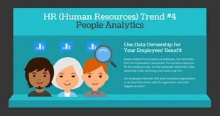 premium  Template: Publication Facebook sur les tendances de l'analyse des ressources humaines en matière de ressources humaines