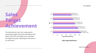 Simple Pink and Purple Data Presentation - Seite 3