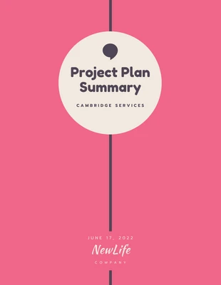 business  Template: Projekt-Geschäftsplan