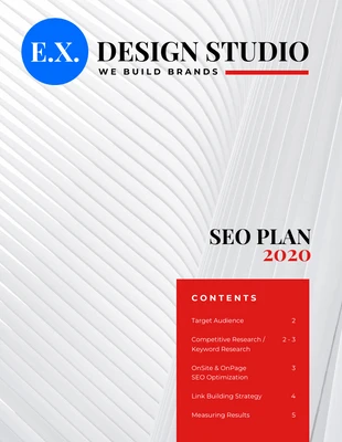 business  Template: SEO Marketing Plan