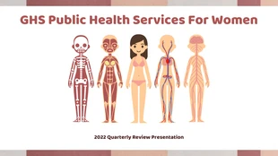 business  Template: Vierteljährliche Präsentation der öffentlichen Gesundheitsdienste