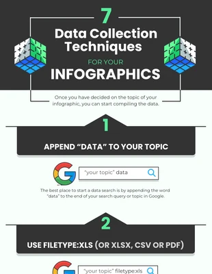 business  Template: Data Collection Techniques For Infographic Template