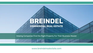 Green Real Estate Broker Business Card