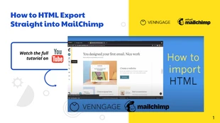 Free  Template: MailChimp PowerPoint Presentation