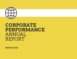 business  Template: Corporate Annual