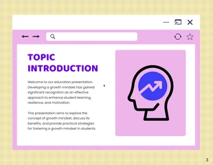 Purple Web Group Project Education Presentation - Página 3