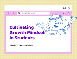 Free  Template: Purple Web Group Project Education Presentation
