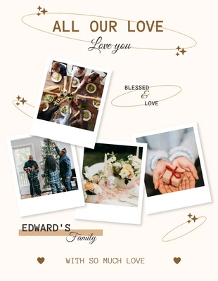 premium  Template: Special Occasions Family Collage