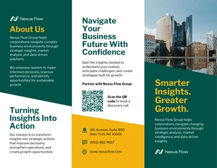 business Template: Business Landscape Brochure Template