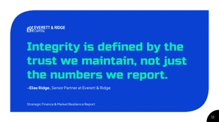 Strategic Finance Presentation Template - صفحة 11