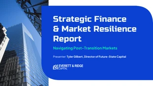 business interactive Template: نموذج عرض تقديمي للتمويل الاستراتيجي