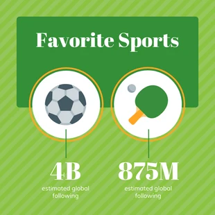 Free  Template: Favorite Sports Instagram Post