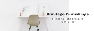 Free  Template: Designer Furniture Email Banner