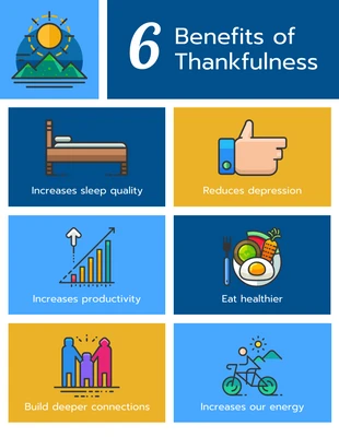 business  Template: Thankfulness Benefits List