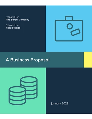 business  Template: Business Proposal Vorlage