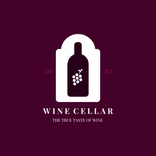 Free  Template: Logo créatif pour le vin