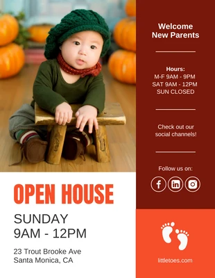 Free  Template: Open House